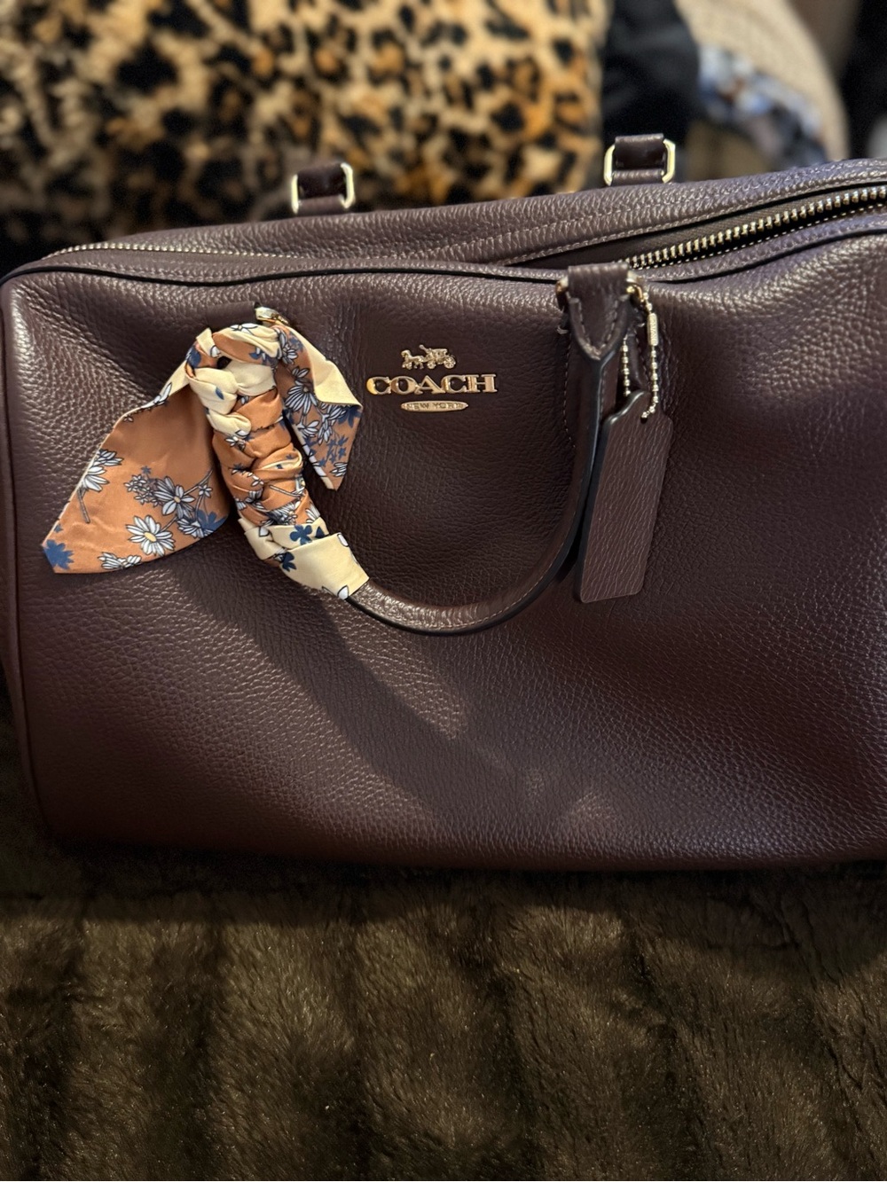 Coach Large Rowan In Maple - Picture 5 of 5